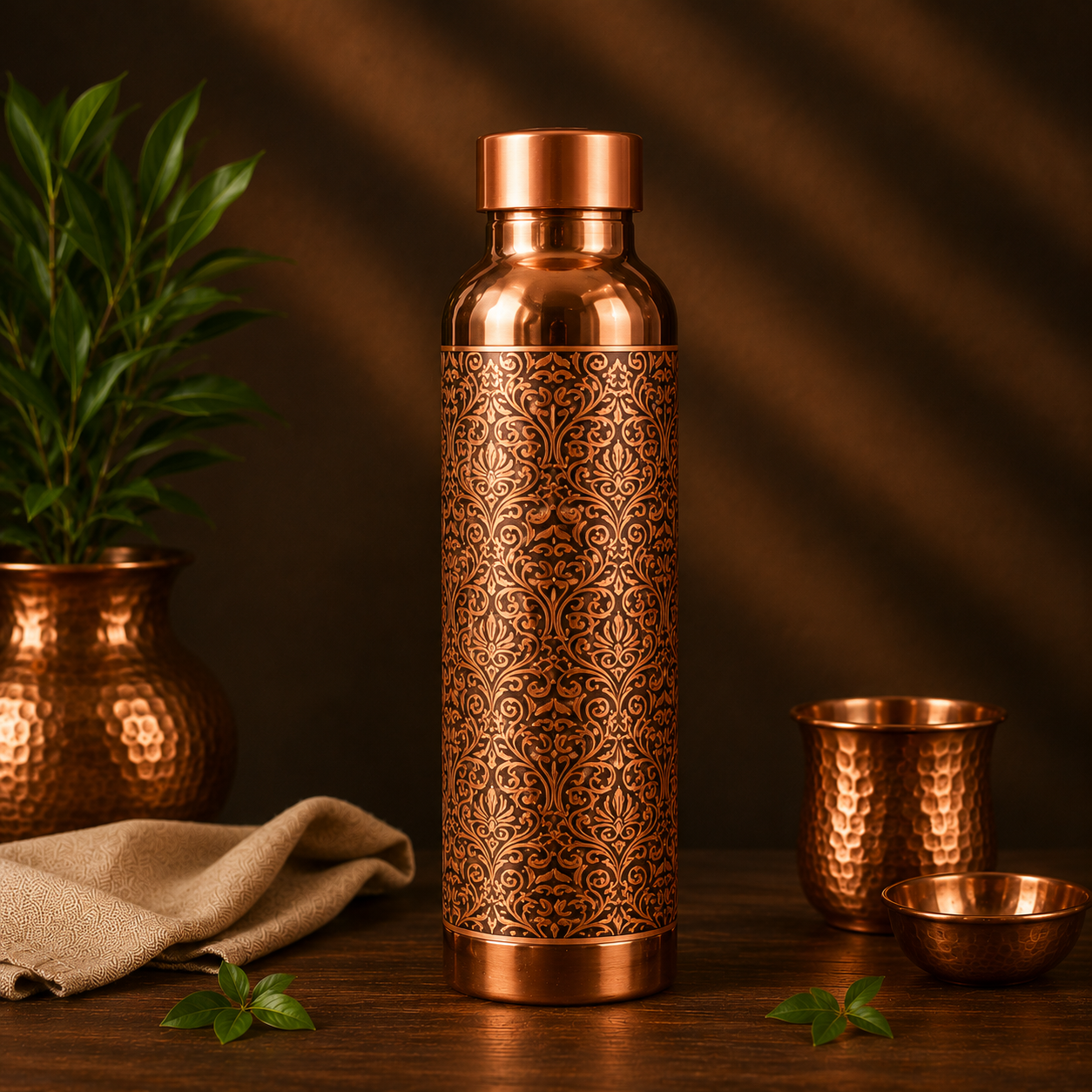 Designer Copper Bottles